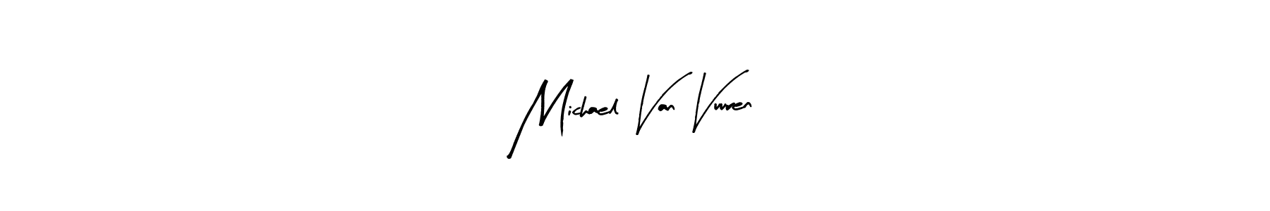Create a beautiful signature design for name Michael Van Vuuren. With this signature (Arty Signature) fonts, you can make a handwritten signature for free. Michael Van Vuuren signature style 8 images and pictures png
