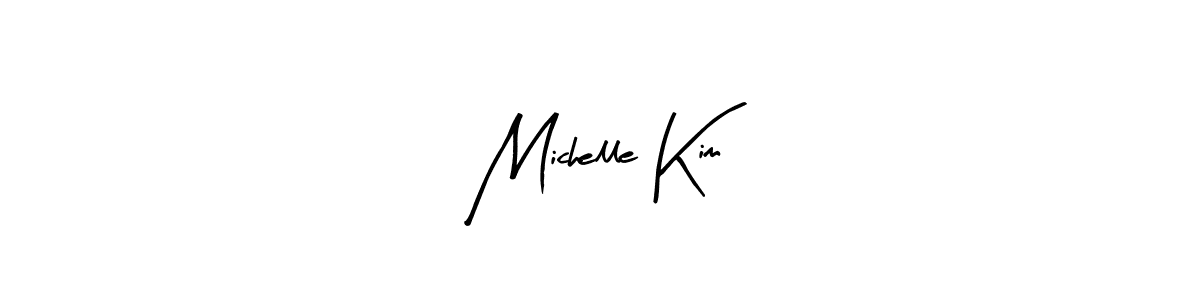 Make a beautiful signature design for name Michelle Kim. With this signature (Arty Signature) style, you can create a handwritten signature for free. Michelle Kim signature style 8 images and pictures png