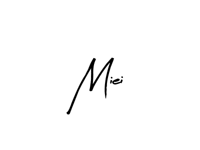 You should practise on your own different ways (Arty Signature) to write your name (Miei) in signature. don't let someone else do it for you. Miei signature style 8 images and pictures png