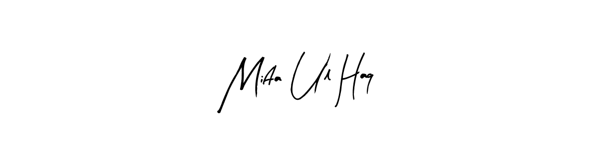 Here are the top 10 professional signature styles for the name Mifta Ul Haq. These are the best autograph styles you can use for your name. Mifta Ul Haq signature style 8 images and pictures png