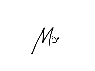 How to make Migo signature? Arty Signature is a professional autograph style. Create handwritten signature for Migo name. Migo signature style 8 images and pictures png