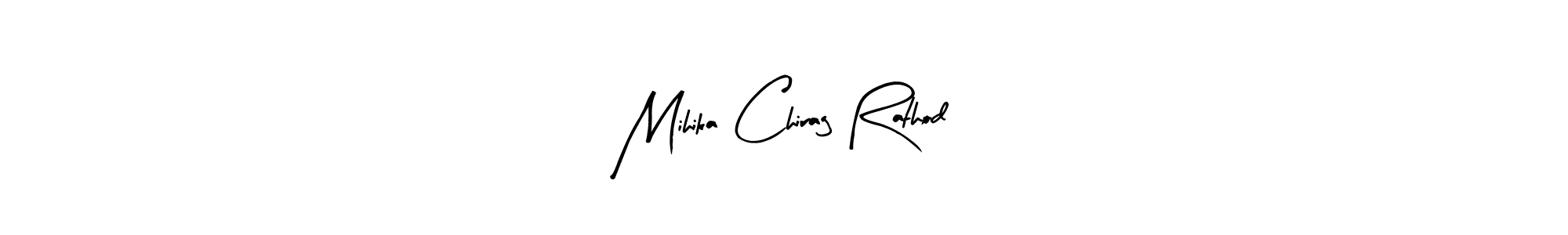 Here are the top 10 professional signature styles for the name Mihika Chirag Rathod. These are the best autograph styles you can use for your name. Mihika Chirag Rathod signature style 8 images and pictures png