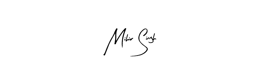 Mihir Singh stylish signature style. Best Handwritten Sign (Arty Signature) for my name. Handwritten Signature Collection Ideas for my name Mihir Singh. Mihir Singh signature style 8 images and pictures png