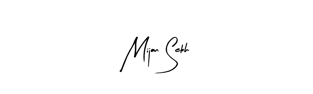 Design your own signature with our free online signature maker. With this signature software, you can create a handwritten (Arty Signature) signature for name Mijan Sekh. Mijan Sekh signature style 8 images and pictures png