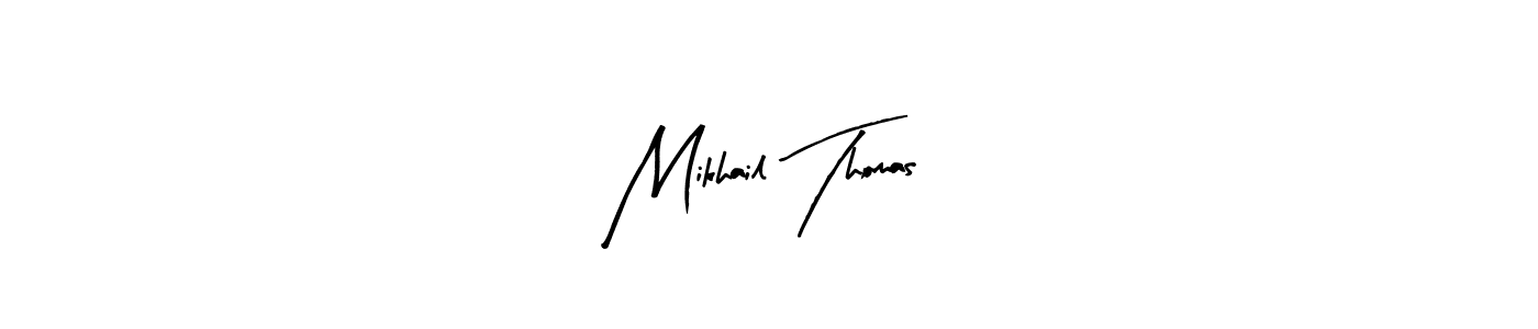 It looks lik you need a new signature style for name Mikhail Thomas. Design unique handwritten (Arty Signature) signature with our free signature maker in just a few clicks. Mikhail Thomas signature style 8 images and pictures png