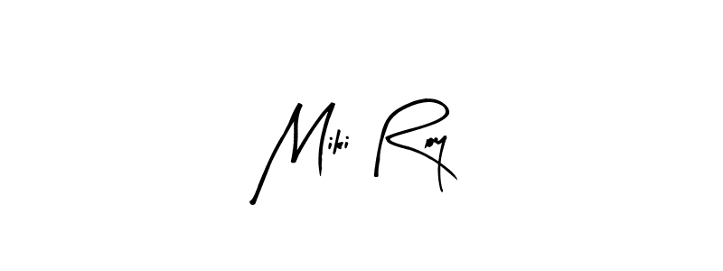 if you are searching for the best signature style for your name Miki Roy. so please give up your signature search. here we have designed multiple signature styles  using Arty Signature. Miki Roy signature style 8 images and pictures png