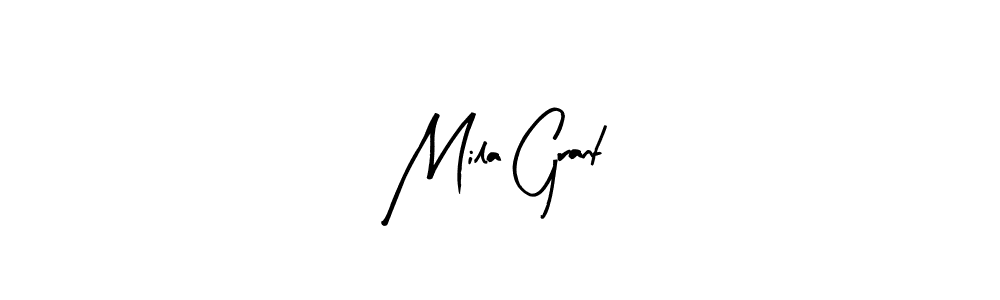 How to make Mila Grant signature? Arty Signature is a professional autograph style. Create handwritten signature for Mila Grant name. Mila Grant signature style 8 images and pictures png