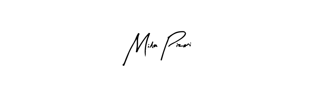 The best way (Arty Signature) to make a short signature is to pick only two or three words in your name. The name Mila Pizoni include a total of six letters. For converting this name. Mila Pizoni signature style 8 images and pictures png