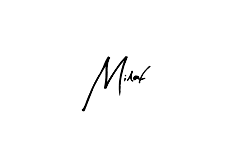 Best and Professional Signature Style for Milaf. Arty Signature Best Signature Style Collection. Milaf signature style 8 images and pictures png