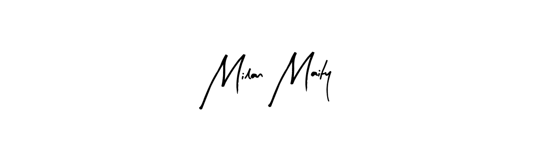 Also You can easily find your signature by using the search form. We will create Milan Maity name handwritten signature images for you free of cost using Arty Signature sign style. Milan Maity signature style 8 images and pictures png