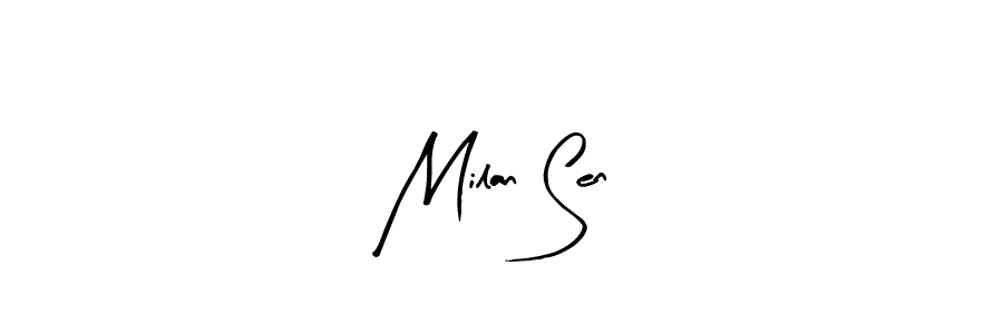 This is the best signature style for the Milan Sen name. Also you like these signature font (Arty Signature). Mix name signature. Milan Sen signature style 8 images and pictures png