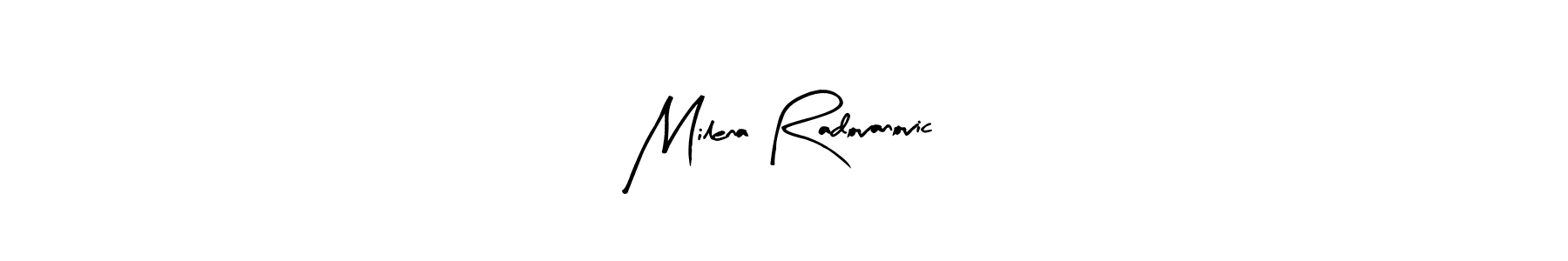 How to Draw Milena Radovanovic signature style? Arty Signature is a latest design signature styles for name Milena Radovanovic. Milena Radovanovic signature style 8 images and pictures png