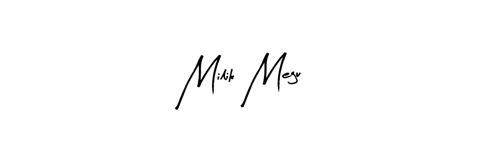 Make a beautiful signature design for name Milik Megu. With this signature (Arty Signature) style, you can create a handwritten signature for free. Milik Megu signature style 8 images and pictures png
