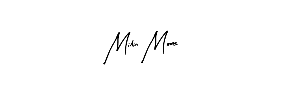 Make a beautiful signature design for name Milin More. Use this online signature maker to create a handwritten signature for free. Milin More signature style 8 images and pictures png