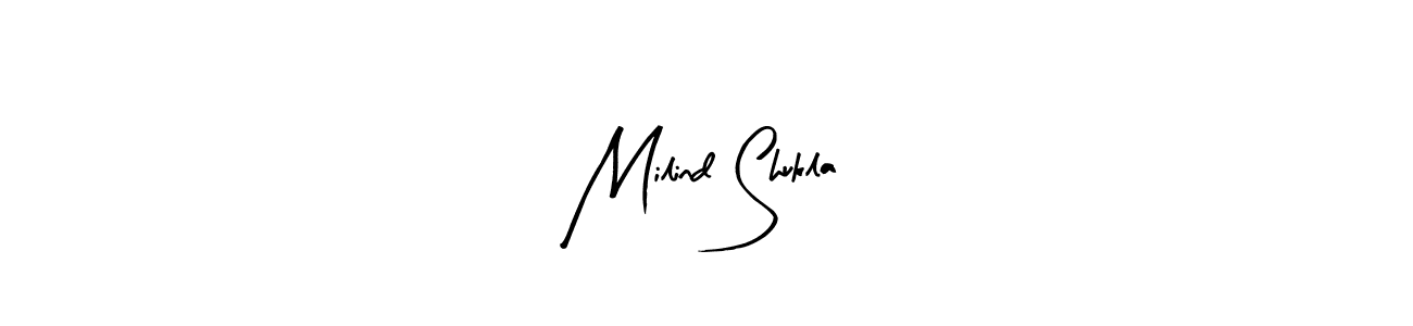 It looks lik you need a new signature style for name Milind Shukla. Design unique handwritten (Arty Signature) signature with our free signature maker in just a few clicks. Milind Shukla signature style 8 images and pictures png
