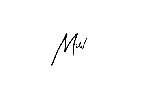 Here are the top 10 professional signature styles for the name Milit. These are the best autograph styles you can use for your name. Milit signature style 8 images and pictures png