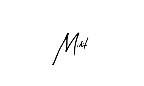 It looks lik you need a new signature style for name Milit. Design unique handwritten (Arty Signature) signature with our free signature maker in just a few clicks. Milit signature style 8 images and pictures png