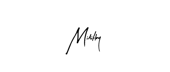 Here are the top 10 professional signature styles for the name Militky. These are the best autograph styles you can use for your name. Militky signature style 8 images and pictures png