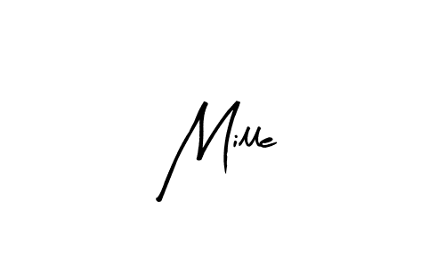 Make a beautiful signature design for name Mille. Use this online signature maker to create a handwritten signature for free. Mille signature style 8 images and pictures png