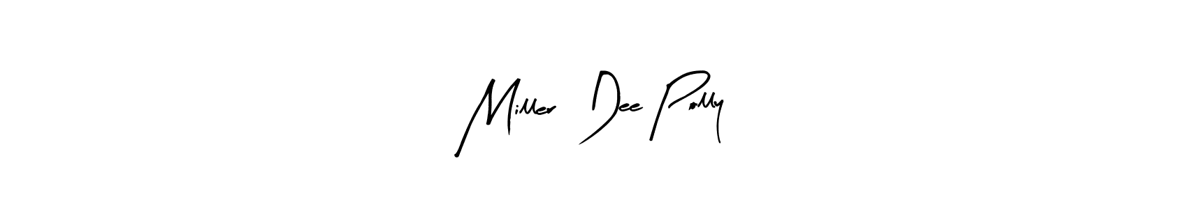 The best way (Arty Signature) to make a short signature is to pick only two or three words in your name. The name Miller  Dee Polly include a total of six letters. For converting this name. Miller  Dee Polly signature style 8 images and pictures png