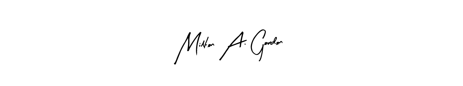 Check out images of Autograph of Milton A. Gordon name. Actor Milton A. Gordon Signature Style. Arty Signature is a professional sign style online. Milton A. Gordon signature style 8 images and pictures png