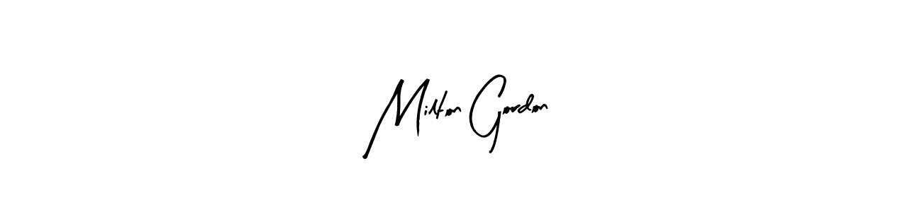 Make a beautiful signature design for name Milton Gordon. Use this online signature maker to create a handwritten signature for free. Milton Gordon signature style 8 images and pictures png