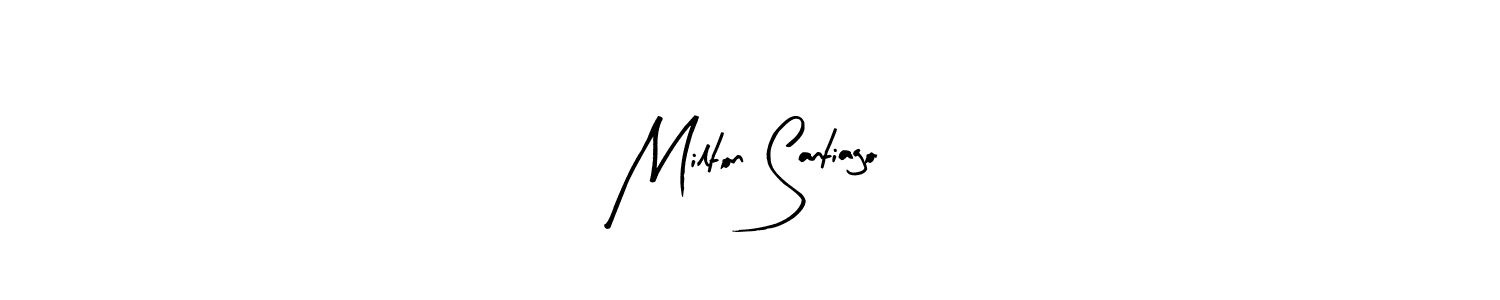 Check out images of Autograph of Milton Santiago name. Actor Milton Santiago Signature Style. Arty Signature is a professional sign style online. Milton Santiago signature style 8 images and pictures png