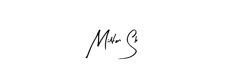 How to Draw Milton Sk signature style? Arty Signature is a latest design signature styles for name Milton Sk. Milton Sk signature style 8 images and pictures png