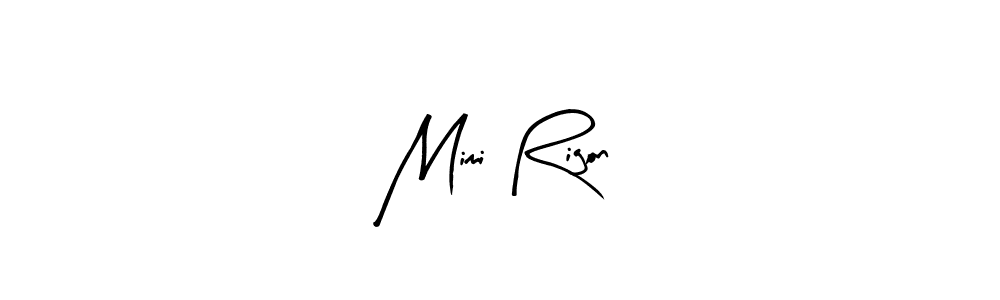 Create a beautiful signature design for name Mimi Rigon. With this signature (Arty Signature) fonts, you can make a handwritten signature for free. Mimi Rigon signature style 8 images and pictures png