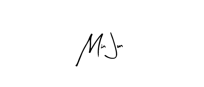 Use a signature maker to create a handwritten signature online. With this signature software, you can design (Arty Signature) your own signature for name Min Jun. Min Jun signature style 8 images and pictures png