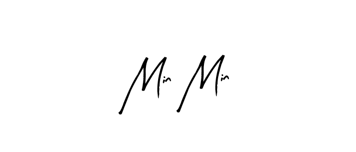 Min Min stylish signature style. Best Handwritten Sign (Arty Signature) for my name. Handwritten Signature Collection Ideas for my name Min Min. Min Min signature style 8 images and pictures png
