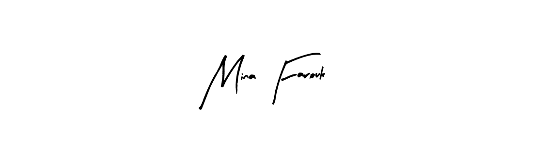 You should practise on your own different ways (Arty Signature) to write your name (Mina Farouk) in signature. don't let someone else do it for you. Mina Farouk signature style 8 images and pictures png