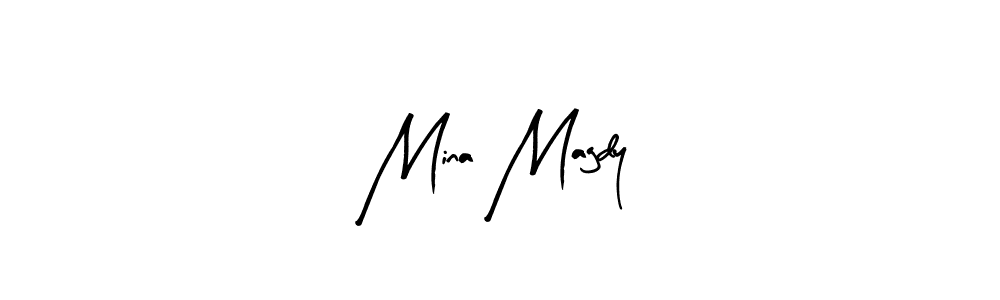 It looks lik you need a new signature style for name Mina Magdy. Design unique handwritten (Arty Signature) signature with our free signature maker in just a few clicks. Mina Magdy signature style 8 images and pictures png