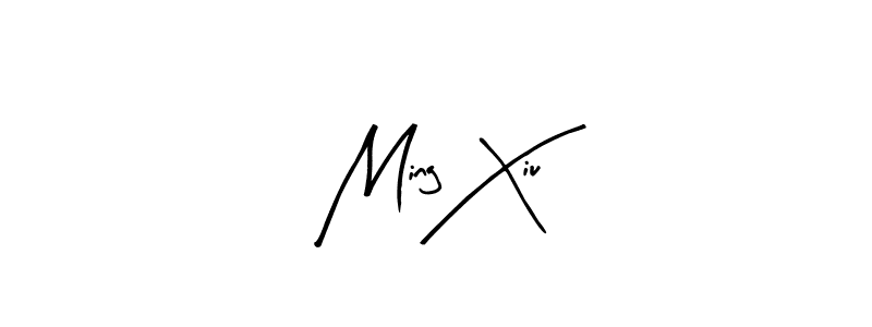 Arty Signature is a professional signature style that is perfect for those who want to add a touch of class to their signature. It is also a great choice for those who want to make their signature more unique. Get Ming Xiu name to fancy signature for free. Ming Xiu signature style 8 images and pictures png
