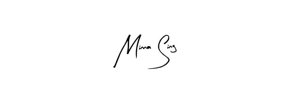 Make a short Minna Sing signature style. Manage your documents anywhere anytime using Arty Signature. Create and add eSignatures, submit forms, share and send files easily. Minna Sing signature style 8 images and pictures png