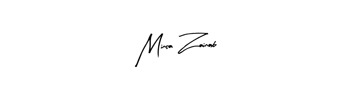 Once you've used our free online signature maker to create your best signature Arty Signature style, it's time to enjoy all of the benefits that Minsa Zainab name signing documents. Minsa Zainab signature style 8 images and pictures png