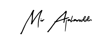 Create a personalized artistic stamp with Mir Ajaharuddin in Arty Signature font. Perfect for visual artists, designers, and influencers. Mir Ajaharuddin signature style 8 images and pictures png