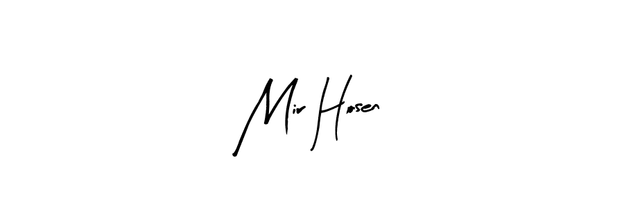 Mir Hosen stylish signature style. Best Handwritten Sign (Arty Signature) for my name. Handwritten Signature Collection Ideas for my name Mir Hosen. Mir Hosen signature style 8 images and pictures png