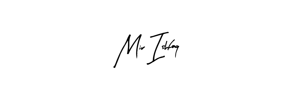 How to make Mir Ishfaq name signature. Use Arty Signature style for creating short signs online. This is the latest handwritten sign. Mir Ishfaq signature style 8 images and pictures png
