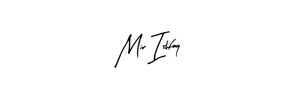 How to make Mir Ishfaq name signature. Use Arty Signature style for creating short signs online. This is the latest handwritten sign. Mir Ishfaq signature style 8 images and pictures png