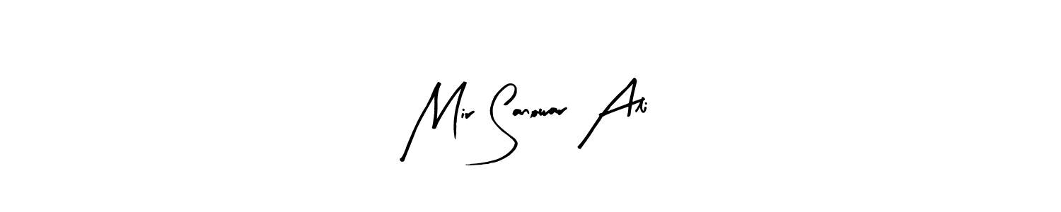 Also we have Mir Sanowar Ali name is the best signature style. Create professional handwritten signature collection using Arty Signature autograph style. Mir Sanowar Ali signature style 8 images and pictures png
