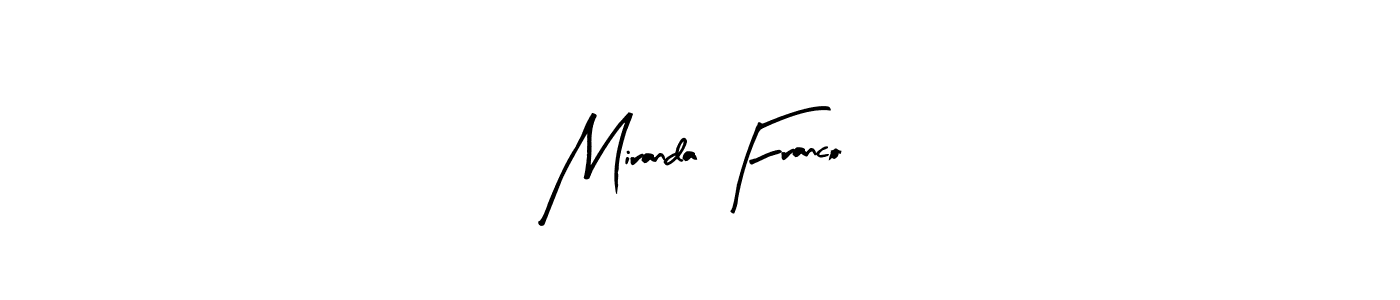 Best and Professional Signature Style for Miranda Franco. Arty Signature Best Signature Style Collection. Miranda Franco signature style 8 images and pictures png