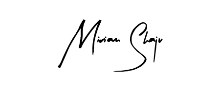Make a beautiful signature design for name Miriam Shaju. Use this online signature maker to create a handwritten signature for free. Miriam Shaju signature style 8 images and pictures png