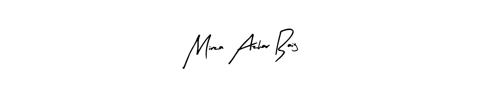 You should practise on your own different ways (Arty Signature) to write your name (Mirza Azhar Baig) in signature. don't let someone else do it for you. Mirza Azhar Baig signature style 8 images and pictures png