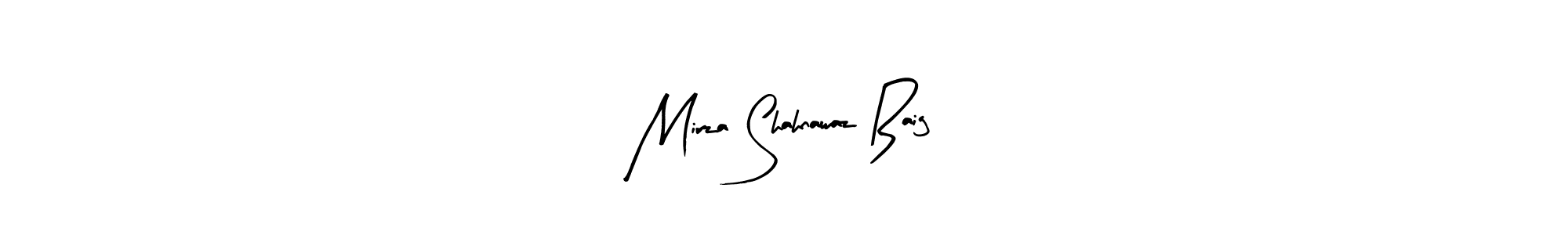 You can use this online signature creator to create a handwritten signature for the name Mirza Shahnawaz Baig. This is the best online autograph maker. Mirza Shahnawaz Baig signature style 8 images and pictures png