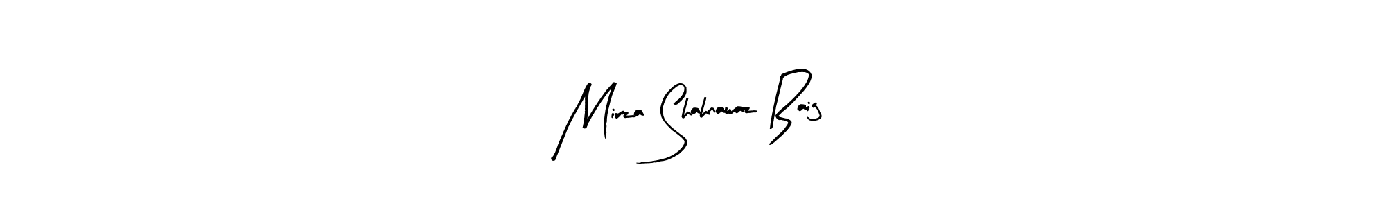 Also You can easily find your signature by using the search form. We will create Mirza Shahnawaz Baig name handwritten signature images for you free of cost using Arty Signature sign style. Mirza Shahnawaz Baig signature style 8 images and pictures png