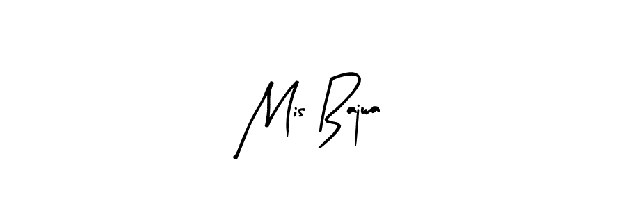 It looks lik you need a new signature style for name Mis Bajwa. Design unique handwritten (Arty Signature) signature with our free signature maker in just a few clicks. Mis Bajwa signature style 8 images and pictures png