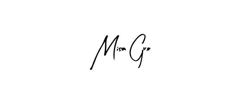 Misa Guo stylish signature style. Best Handwritten Sign (Arty Signature) for my name. Handwritten Signature Collection Ideas for my name Misa Guo. Misa Guo signature style 8 images and pictures png