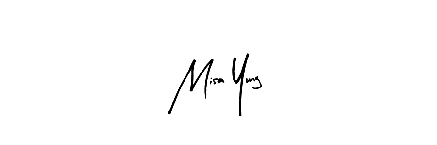 Arty Signature is a professional signature style that is perfect for those who want to add a touch of class to their signature. It is also a great choice for those who want to make their signature more unique. Get Misa Yung name to fancy signature for free. Misa Yung signature style 8 images and pictures png