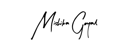 Get inspired by this graceful Arty Signature signature style for name Mishika Goyal. Smooth loops and balanced proportions for everyday use. Mishika Goyal signature style 8 images and pictures png